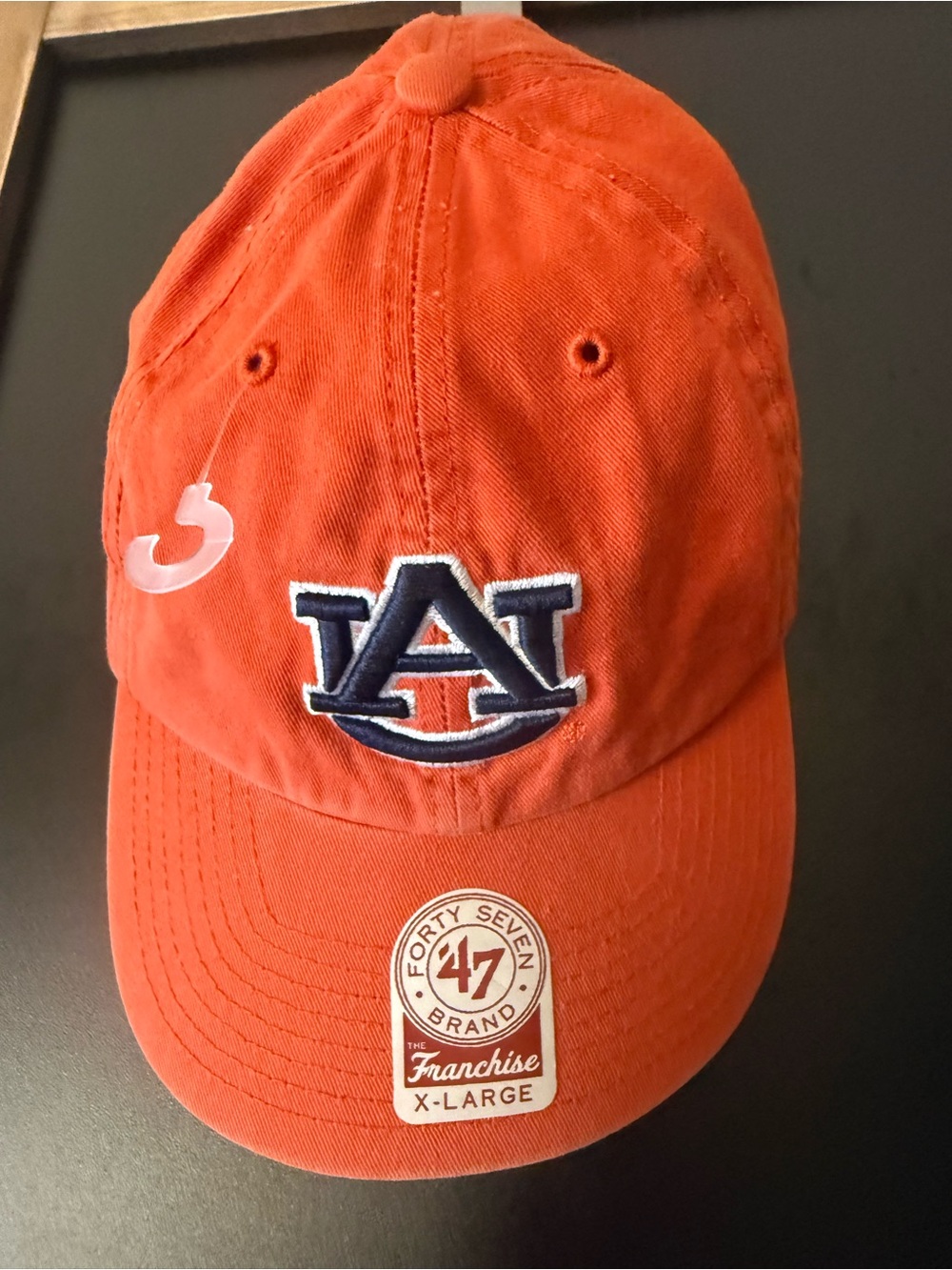 Auburn Tigers '47 Brand Men's Clean Up Hat Cap Orange Navy - BRAND NEW